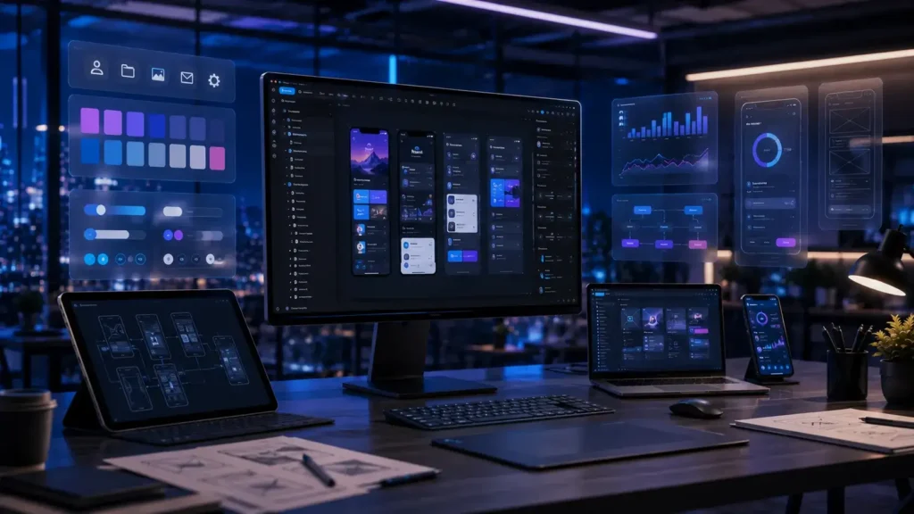 UI/UX Front End Designing 1 UI/UX Front End Designing - SNAP Growth Agency