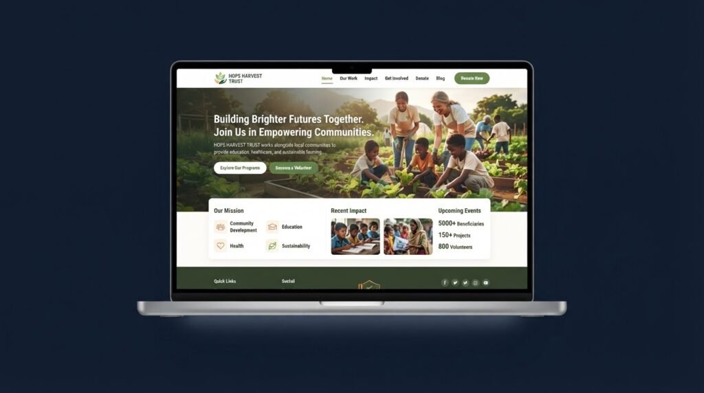 Portfolio 4 Seyal Trust Website